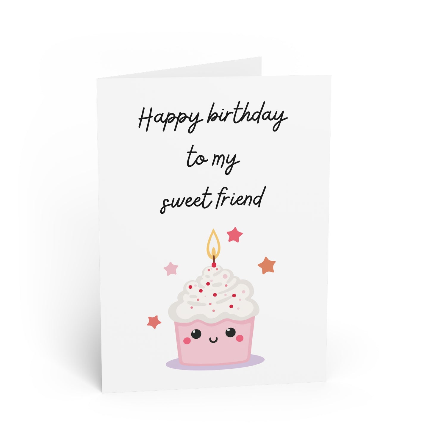 Handmade Happy Birthday My Sweet Friend Card